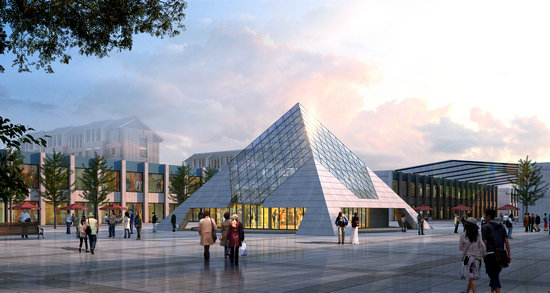 锡林格勒盟金字塔网架